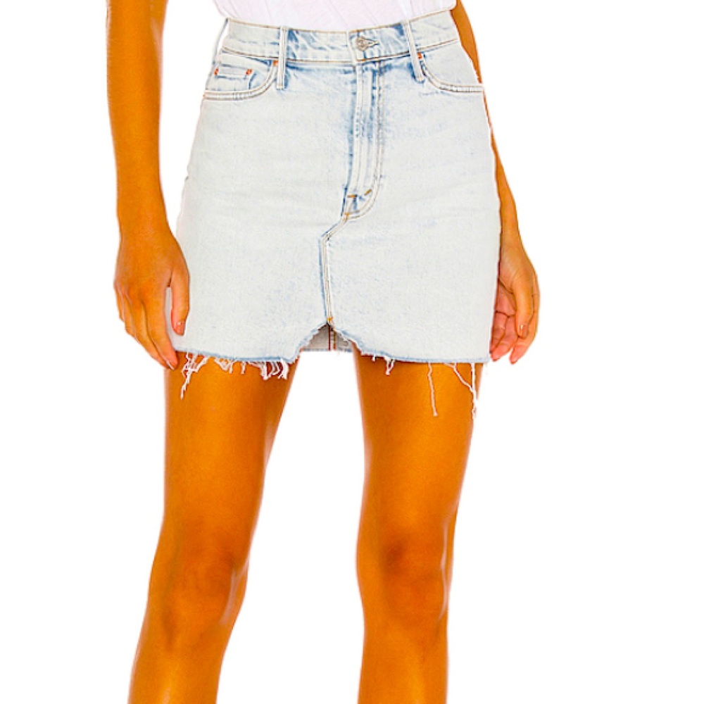 MOTHER The Sacred Slit Mini Skirt